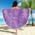 Hawaii Plumeria Lei Beach Blanket Aloha Festive Vibe - Violet