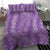 Hawaii Plumeria Lei Bedding Set Aloha Festive Vibe - Violet