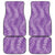 Hawaii Plumeria Lei Car Mats Aloha Festive Vibe - Violet