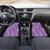 Hawaii Plumeria Lei Car Mats Aloha Festive Vibe - Violet