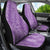 Hawaii Plumeria Lei Car Seat Cover Aloha Festive Vibe - Violet