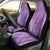 Hawaii Plumeria Lei Car Seat Cover Aloha Festive Vibe - Violet