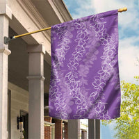 Hawaii Plumeria Lei Garden Flag Aloha Festive Vibe - Violet LT7 House Flag Violet - Polynesian Pride