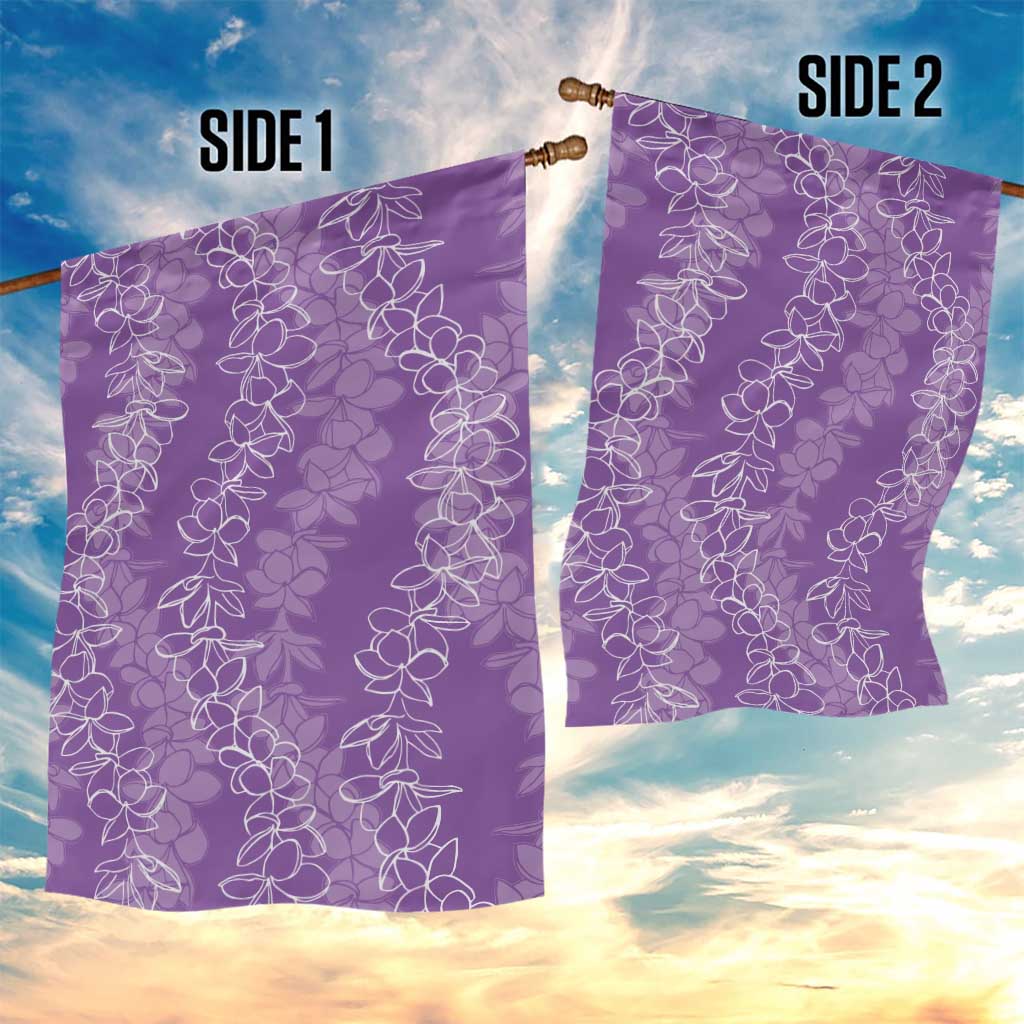 Hawaii Plumeria Lei Garden Flag Aloha Festive Vibe - Violet LT7 - Polynesian Pride