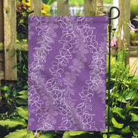 Hawaii Plumeria Lei Garden Flag Aloha Festive Vibe - Violet LT7 Garden Flag Violet - Polynesian Pride