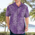 Hawaii Plumeria Lei Hawaiian Shirt Aloha Festive Vibe - Violet