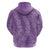 Hawaii Plumeria Lei Hoodie Aloha Festive Vibe - Violet