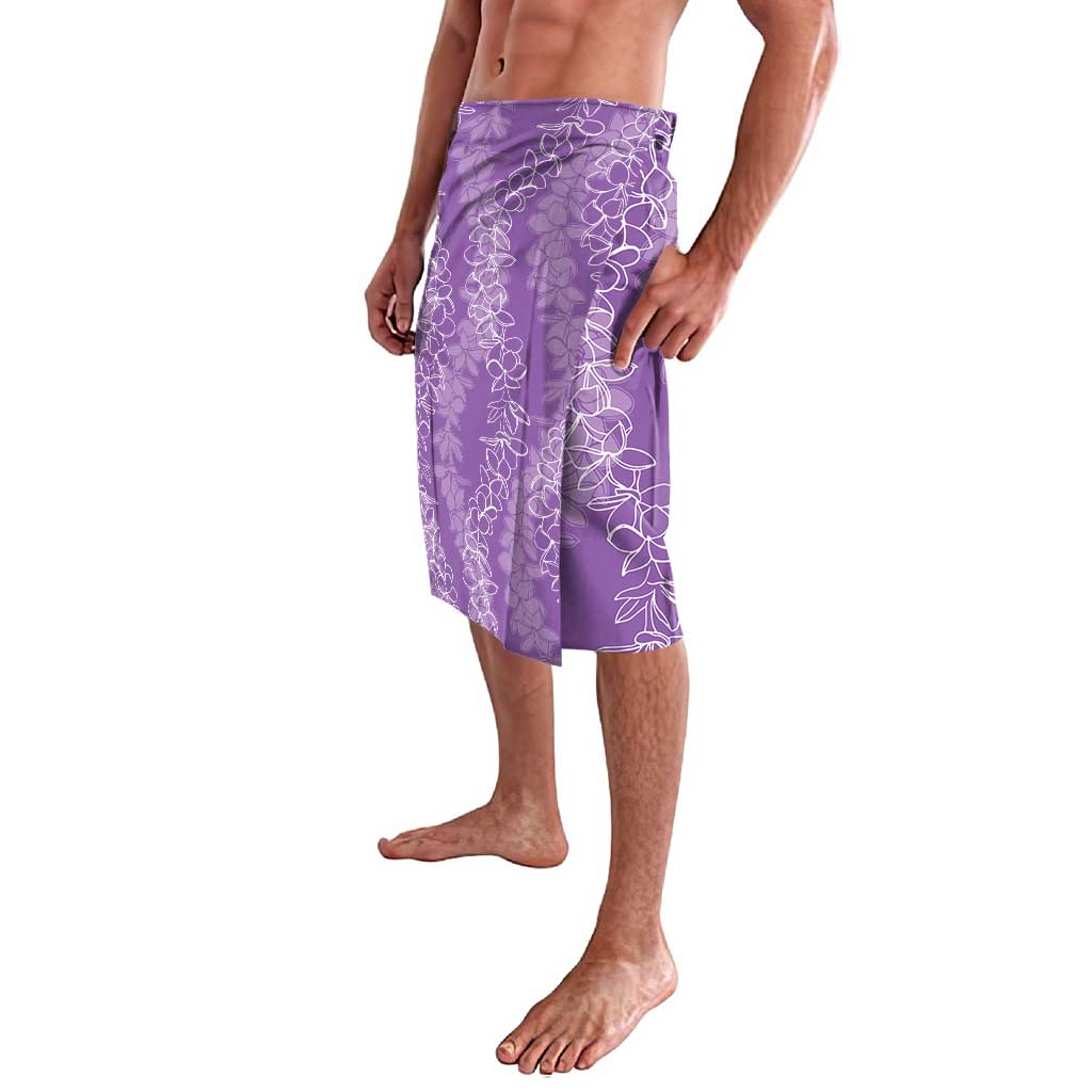 Hawaii Plumeria Lei Lavalava Aloha Festive Vibe - Violet LT7 - Polynesian Pride
