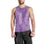 Hawaii Plumeria Lei Men Tank Top Aloha Festive Vibe - Violet