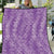 Hawaii Plumeria Lei Quilt Aloha Festive Vibe - Violet