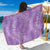 Hawaii Plumeria Lei Sarong Aloha Festive Vibe - Violet