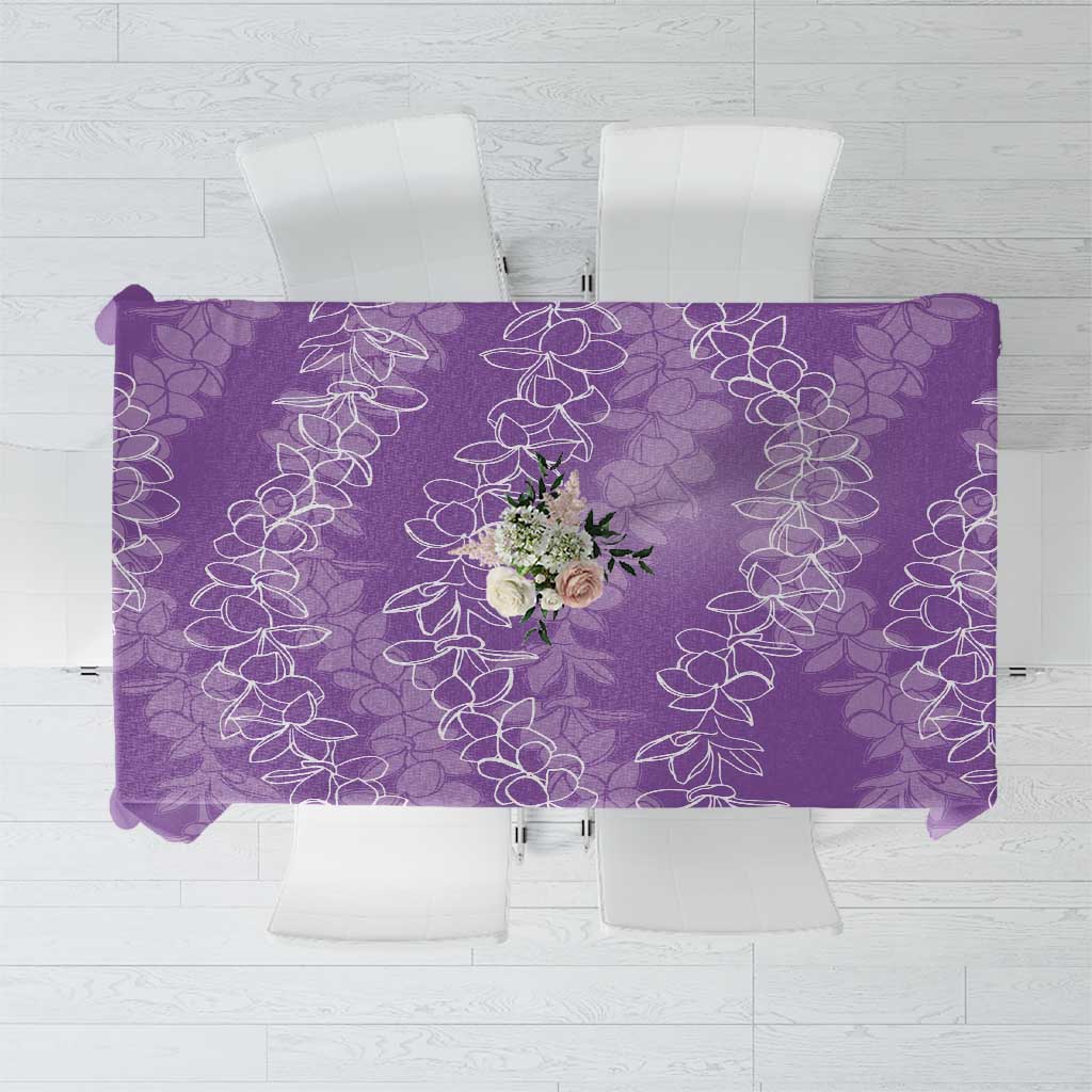 Hawaii Plumeria Lei Tablecloth Aloha Festive Vibe - Violet LT7 Violet - Polynesian Pride