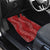 Hawaii Plumeria Lei Car Mats Aloha Festive Vibe - Crimson