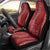 Hawaii Plumeria Lei Car Seat Cover Aloha Festive Vibe - Crimson