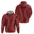 Hawaii Plumeria Lei Hoodie Aloha Festive Vibe - Crimson