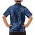 Hawaii Plumeria Lei Family Matching Mermaid Dress and Hawaiian Shirt Aloha Festive Vibe - Navy Blue