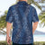 Hawaii Plumeria Lei Hawaiian Shirt Aloha Festive Vibe - Navy Blue