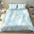 Hawaii Plumeria Lei Bedding Set Aloha Festive Vibe - Turquoise