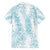 Hawaii Plumeria Lei Family Matching Long Sleeve Bodycon Dress and Hawaiian Shirt Aloha Festive Vibe - Turquoise