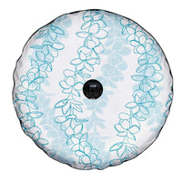 Hawaii Plumeria Lei Spare Tire Cover Aloha Festive Vibe - Turquoise LT7 - Polynesian Pride