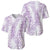 Hawaii Plumeria Lei Baseball Jersey Aloha Festive Vibe - Amethyst