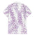 Hawaii Plumeria Lei Family Matching Mermaid Dress and Hawaiian Shirt Aloha Festive Vibe - Amethyst