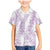 Hawaii Plumeria Lei Family Matching Mermaid Dress and Hawaiian Shirt Aloha Festive Vibe - Amethyst