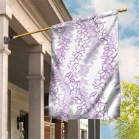 Hawaii Plumeria Lei Garden Flag Aloha Festive Vibe - Amethyst LT7 House Flag Amethyst - Polynesian Pride