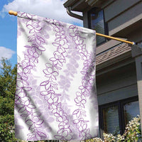 Hawaii Plumeria Lei Garden Flag Aloha Festive Vibe - Amethyst LT7 - Polynesian Pride