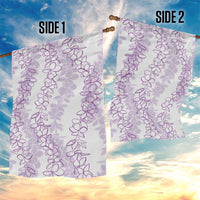 Hawaii Plumeria Lei Garden Flag Aloha Festive Vibe - Amethyst LT7 - Polynesian Pride
