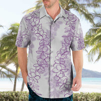 Hawaii Plumeria Lei Hawaiian Shirt Aloha Festive Vibe - Amethyst LT7 - Polynesian Pride