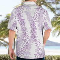 Hawaii Plumeria Lei Hawaiian Shirt Aloha Festive Vibe - Amethyst LT7 - Polynesian Pride