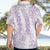 Hawaii Plumeria Lei Hawaiian Shirt Aloha Festive Vibe - Amethyst