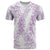 Hawaii Plumeria Lei T Shirt Aloha Festive Vibe - Amethyst