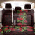 Hawaii Mele Kalikimaka Kakau Back Car Seat Cover I'iwi Bird on Ohia Lehua