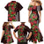 Hawaii Mele Kalikimaka Kakau Family Matching Mermaid Dress and Hawaiian Shirt I'iwi Bird on Ohia Lehua