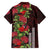 Hawaii Mele Kalikimaka Kakau Hawaiian Shirt I'iwi Bird on Ohia Lehua