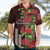 Hawaii Mele Kalikimaka Kakau Hawaiian Shirt I'iwi Bird on Ohia Lehua