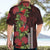 Hawaii Mele Kalikimaka Kakau Hawaiian Shirt I'iwi Bird on Ohia Lehua