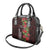 Hawaii Mele Kalikimaka Kakau Shoulder Handbag I'iwi Bird on Ohia Lehua