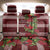 Hawaii Christmas Mele Kalikimaka Back Car Seat Cover I'iwi Bird on Ohia Lehua