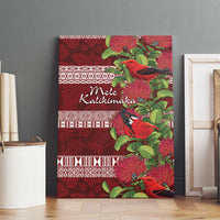Hawaii Christmas Mele Kalikimaka Canvas Wall Art I'iwi Bird on Ohia Lehua LT7 - Polynesian Pride
