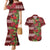 Hawaii Christmas Mele Kalikimaka Couples Matching Mermaid Dress and Hawaiian Shirt I'iwi Bird on Ohia Lehua