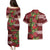 Hawaii Christmas Mele Kalikimaka Couples Matching Puletasi and Hawaiian Shirt I'iwi Bird on Ohia Lehua