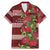 Hawaii Christmas Mele Kalikimaka Family Matching Mermaid Dress and Hawaiian Shirt I'iwi Bird on Ohia Lehua