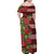 Hawaii Christmas Mele Kalikimaka Family Matching Off Shoulder Maxi Dress and Hawaiian Shirt I'iwi Bird on Ohia Lehua