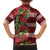 Hawaii Christmas Mele Kalikimaka Family Matching Off Shoulder Short Dress and Hawaiian Shirt I'iwi Bird on Ohia Lehua