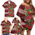 Hawaii Christmas Mele Kalikimaka Family Matching Off Shoulder Short Dress and Hawaiian Shirt I'iwi Bird on Ohia Lehua