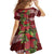 Hawaii Christmas Mele Kalikimaka Family Matching Short Sleeve Bodycon Dress and Hawaiian Shirt I'iwi Bird on Ohia Lehua