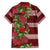 Hawaii Christmas Mele Kalikimaka Family Matching Short Sleeve Bodycon Dress and Hawaiian Shirt I'iwi Bird on Ohia Lehua